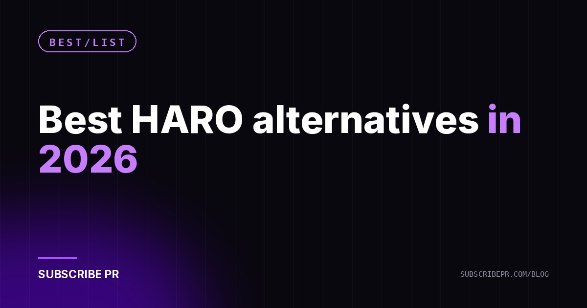 Best HARO alternatives in 2026