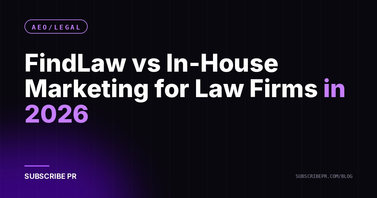 FindLaw vs In-House Marketing for Law Firms in 2026
