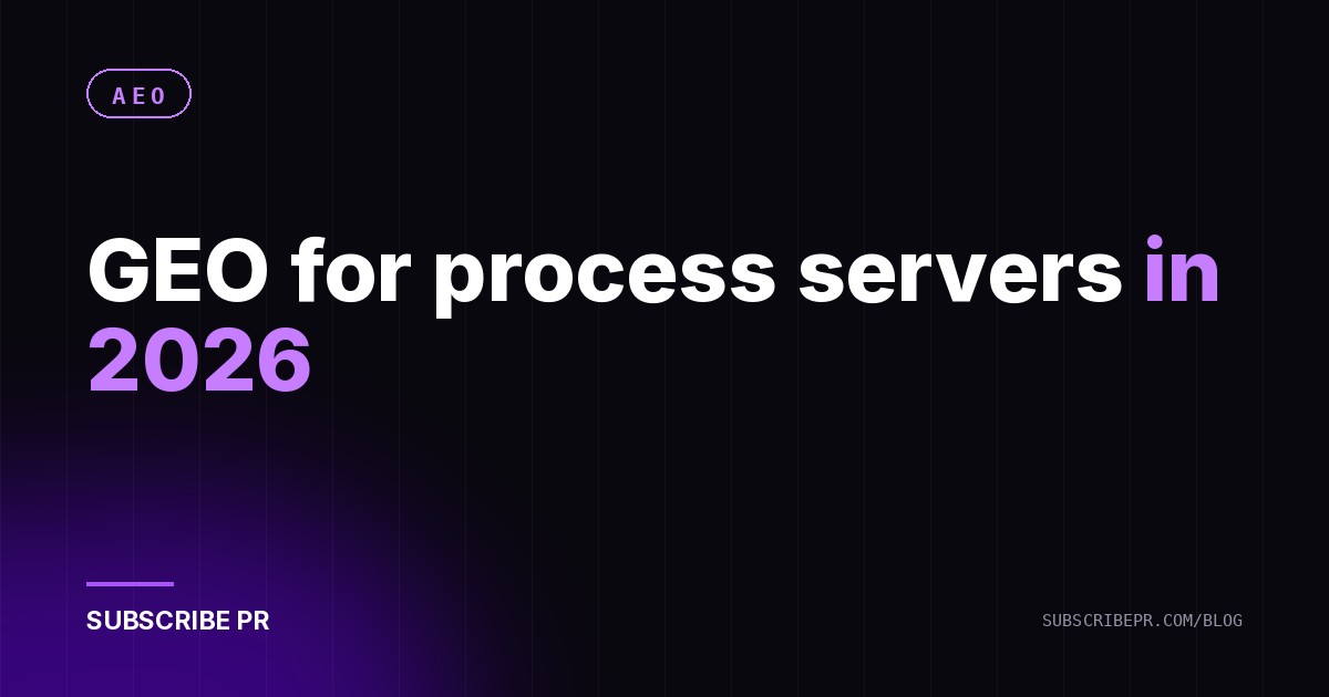 GEO for process servers in 2026