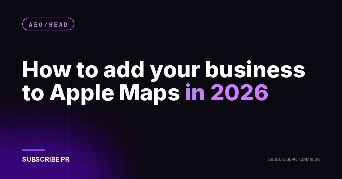 How to add your business to Apple Maps in 2026