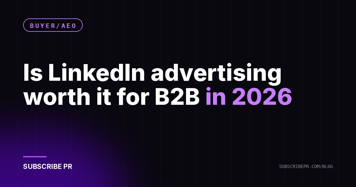 Is LinkedIn advertising worth it for B2B in 2026