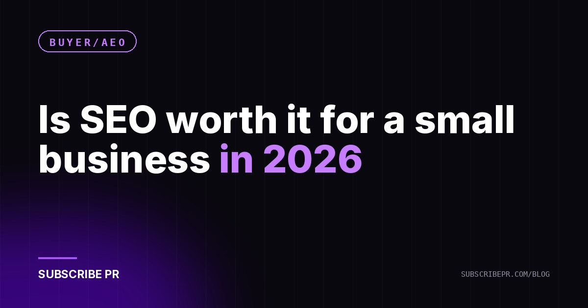Is SEO worth it for a small business in 2026